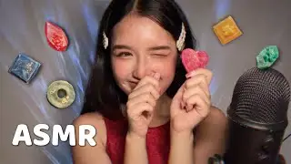 ASMR Crystal Candy Eating 🦋✨ กินคริสตัล aka.วุ้นกรอบ