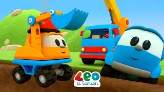 Leo el Camión - Grúas Infantiles - 40 minutos en español