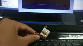 Temperature measure using ATtiny44 and 10k Thermistor.