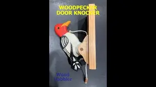 WOODPECKER DOOR KNOCKER