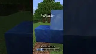NEW EASTER EGG IN MINECRAFT TUTORIAL! #minecraft #shorts #tutorial