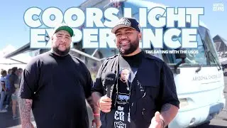 COORS LIGHT TAILGATE EXPERIENCE AT ALLEGIANT STADIUM | Tailgating with the Usos EP1