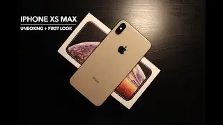iPhone XS Max (Gold) Unboxing and First Look!