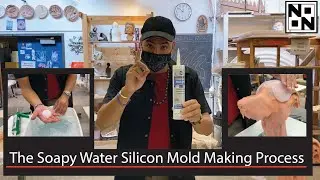 How to Make a Silicon Mold Using the Soapy Water Silicon Mold Making Process - Adding the Thick Coat