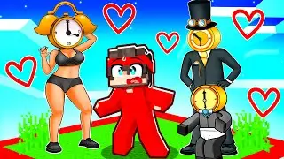 LOCKED on a ONE CHUNK With CRAZY MUTANT CLOCK WOMAN!