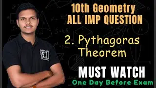 Pythagoras Theorem One shot  All IMP QUESTION  | Class 10th Math's 2 chapter 2 one shot