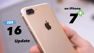 Install iOS 16 on iPhone 7plus🥳|| Get ios 16 on iPhone 7 or 7 plus