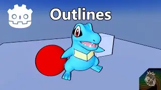Godot 4: Outline Post Process Shader