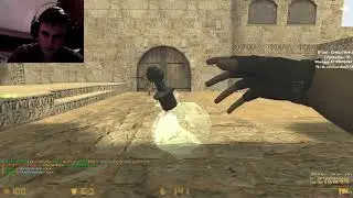 CS 1.6 Челлендж #2 Разбиваю Яйца об голову за пустой раунд !