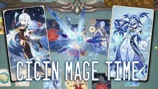 Cryo Cicin Mage VS Big Genshin Boys | Genshin Impact TCG