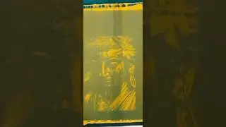 One Color Halftone Screen Printing