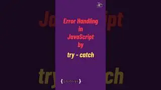 try catch error handling | #javascript tutorial in 1 minutes #programming