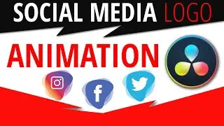 Animate Social Media Icons | DaVinci Resolve Fusion