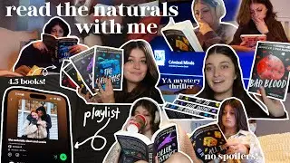 FALL READING VLOG: read the entire natural series with me! *spoiler free* 📚🔪❤️‍🔥