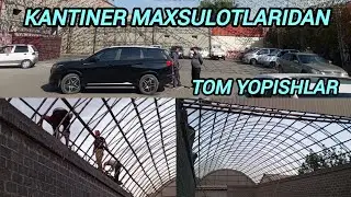 KANTINER MAXSULOTLARIDAN TOM YOPISH ISHLARI KELISHILGAN NARXLARDA SAMARQAND V KATTAKURG'ON TUMANIDA