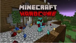 Surviving In Hardcore Minecraft (Episode 1)(I Died)