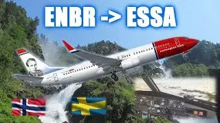 ✈️👨‍✈️ VATSIM Full Flight: Bergen to Stockholm!! PMDG 737 NGX & Prepar3D V3