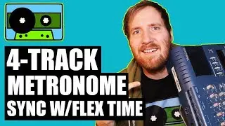 LINING UP CASSETTE TRACKS With Metronome Syncing and Flex Time | 424recording.com