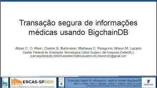 Transação segura de informações médicas usando BigchainDB