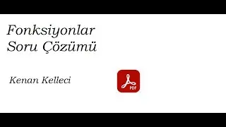 Fonksiyonlar TYT AYT Öncesi Son Tekrar