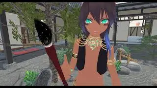 VR ASMR 15 - Creating a magic face-brushed assassin mask for you