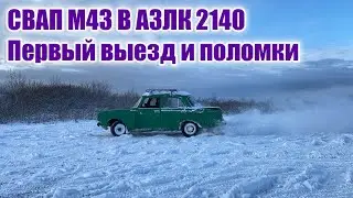 Свап БМВ М43 в АЗЛК 2140, Покупка Омеги, Первые поломки Москвича.