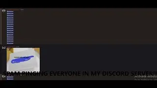 Spam pinging everyone in my Discord Server!