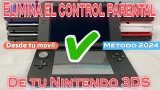 Elimina el control parental de Nintendo 3DS metodo 2024