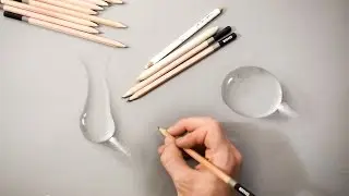 How to Draw Water Drops using Pencil on Paper