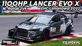 🔥1100HP LANCER EVO X ON THE LIMIT! M. Ratajczyk (EHC Limanowa 2023) | Action by Speed & Power