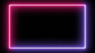 Frame animated free, Neon Light Frame no copyright, animated border, glowing frame, frame video 11