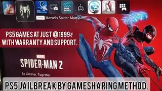 PS5 JAILBREAK 9.40 9.20 9.00 - ANY PS5 GAMES AT 1999Rs with Warranty and Support. Proven Method.