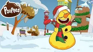 Poopeez 💩 Cartoon -- Frost Pee The Yellow Snowman