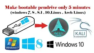 How to create a bootable pendrive in hindi,बूटेवल पेनड्राइव कैसे बनाए , bootable pendrive kese banay