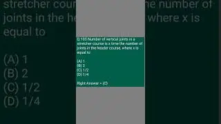 Civil engineering Mcq's qst.no.103