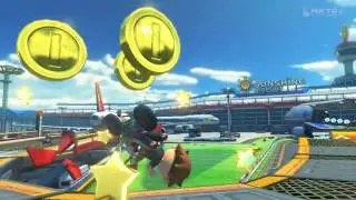 Course dans un aéroport  :D -- Mario Kart 8