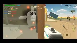Играю с мамой в Chicken Gun. Чикен ган пранк над мамой :)