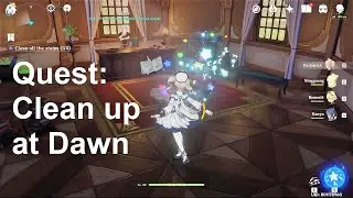 How to Clean the Stains at Winery for Quest Clean up at Dawn | Genshin Impact