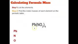 Calculating Formula Mass Notes - Recapture