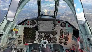 Вылет на Су-25СМ3 (из обновления Alpha Strike) в VR шлеме в War Thunder. СБ режим.