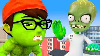 Scary teacher 3D Giant Dr Zomboss troll Tani Harley Quinn Funny Animation