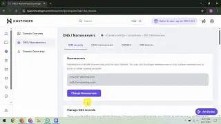 How To Change Domain Nameservers in Hostinger