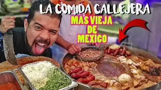 La Comida CALLEJERA MÁS VIEJA de MÉXICO Y los TACOS MÁS RAROS.