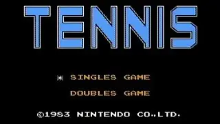 Tennis (Nintendo, 1985) - NES Gameplay