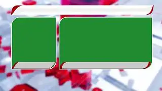 Double window green screen