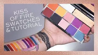 REVOLUTION | KISS OF FIRE SWATCHES + EYE LOOK!