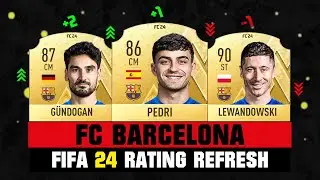 FIFA 24 | FC BARCELONA PLAYER RATINGS (EA FC 24)! 😱🔥 ft. Pedri, Gundogan, Lewandowski…