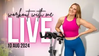 LIVE Indoor Cycling Workout! | 30-minute Indoor Cycling Class
