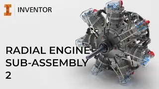 Inventor 2021 | Radial Engine | Assembly 14