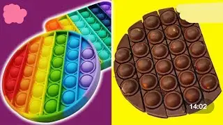 En Popüler TikTok Pop it Çikolata 🍫🌈😋